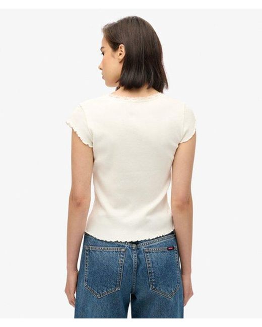 Superdry White & Co Athletic Essentials Square Neck Top