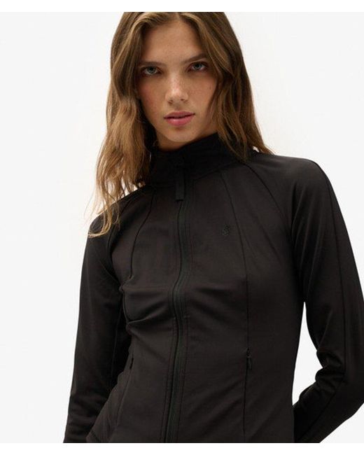 Superdry Black & Co Studios Fitted Track Top