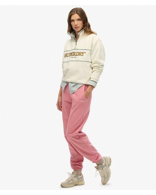 Superdry Red Plain Joggers