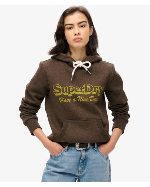 Superdry Gray & Co Archive Graphic Hoodie