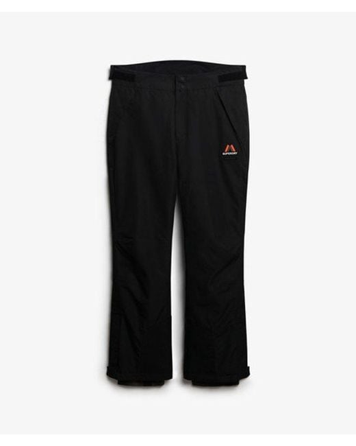 Superdry Black Slim Ski Pants for men