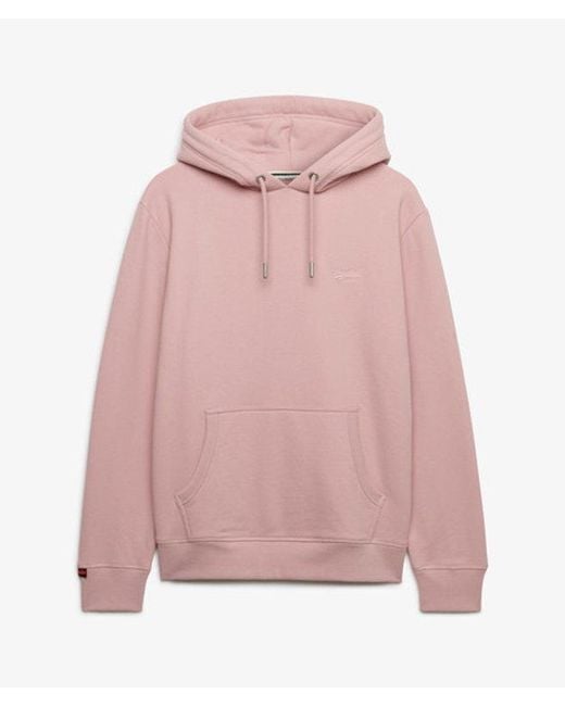 Superdry Red & Co Essential Logo Hoodie for men