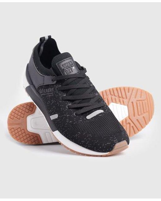 Superdry Gray Surplus Runner Trainer Grit for men