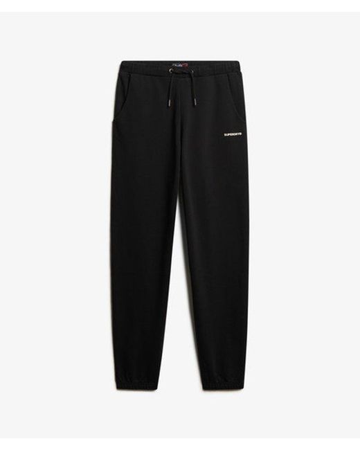 Superdry Effen joggingbroek in het White