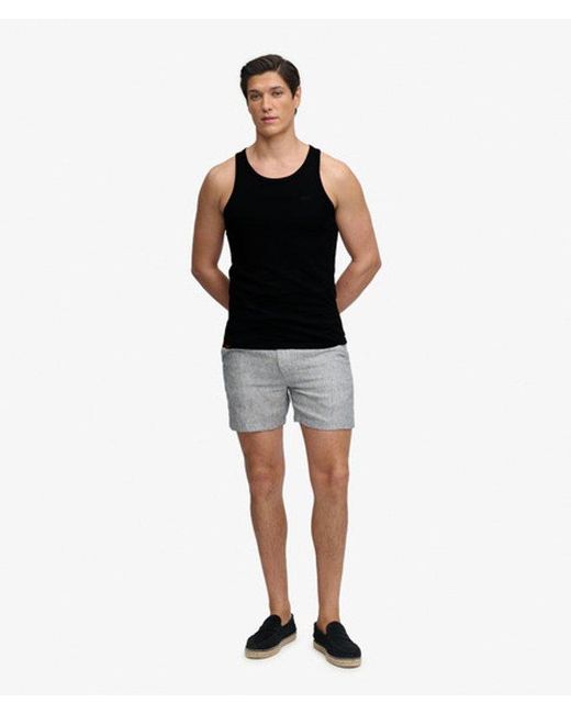 Superdry Black & Co Essential Logo Vest for men