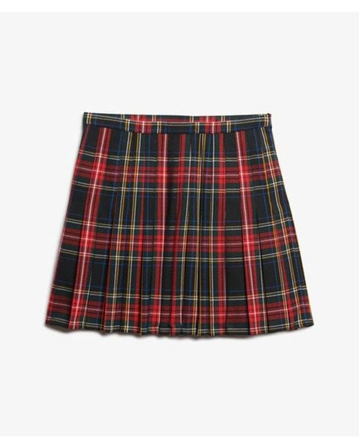 Superdry Natural Check Mini Skirt