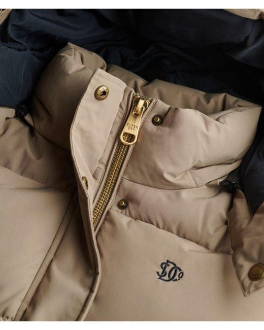 Superdry Natural Premium Hooded Puffer Jacket