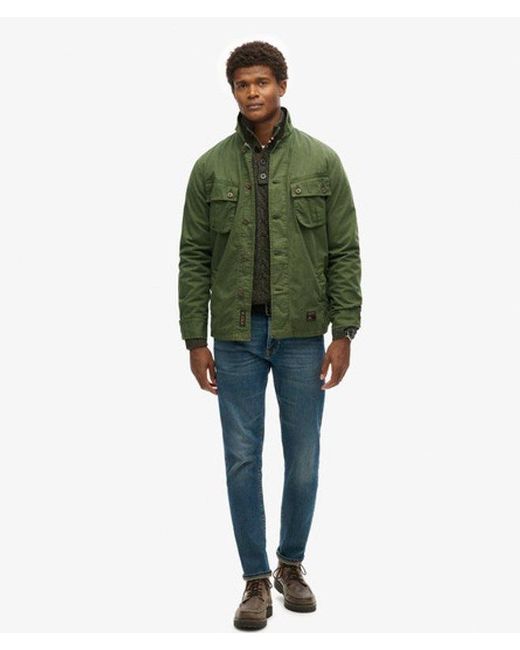 Superdry Green & Co Military Overshirt Jacket for men