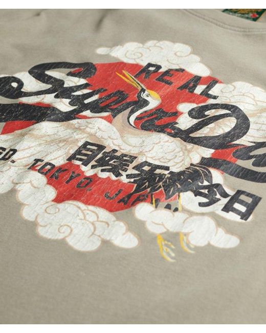 Superdry Gray & Co Vintage Logo Tokyo Relaxed T-shirt for men