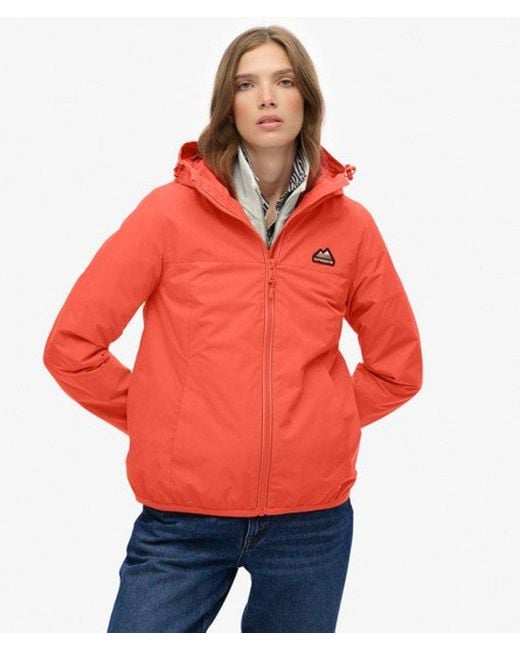 Superdry Red & Co Essential Tri Windbreaker Jacket