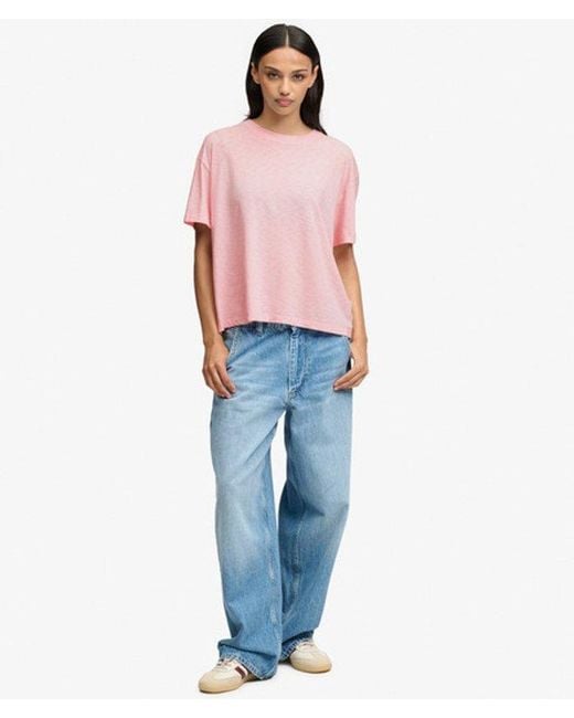 Superdry Pink & Co Studios Crew T-shirt