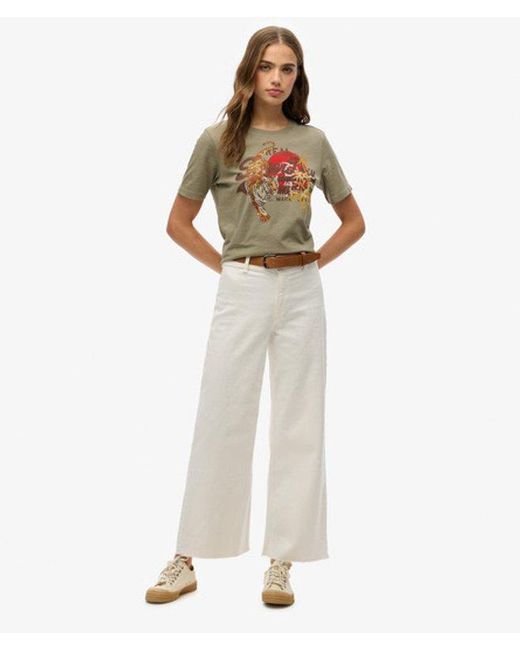 Superdry Green & Co Vintage Logo Tokyo Relaxed T-shirt