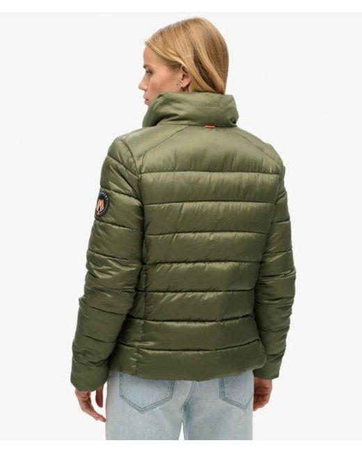 Superdry Green & Co Fuji Quilted Padded Jacket