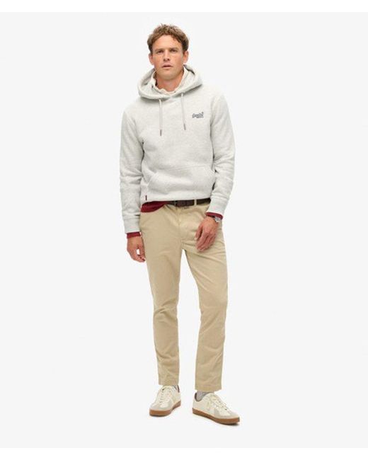 Superdry Gray & Co Essential Logo Hoodie for men