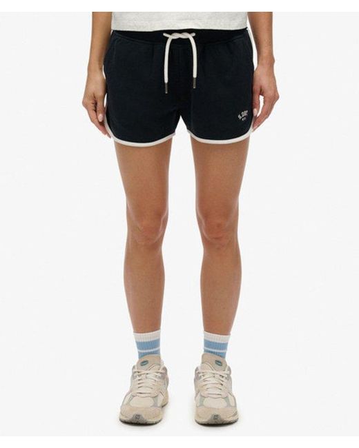 Superdry Athletic Essentials Retroshort in het White