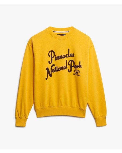 Superdry Yellow & Co Lo-fi Outdoor Loose Sweatshirt