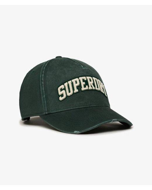 Superdry Green Varsity Logo Trucker Cap