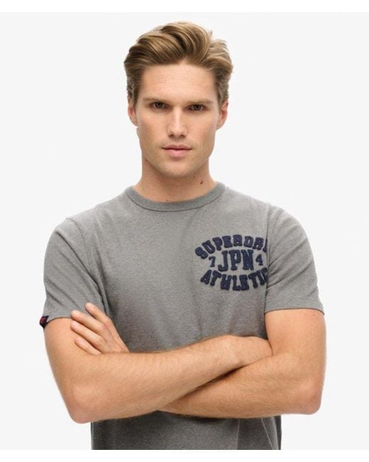 Superdry Gray & Co Vintage Athletic Short Sleeve T-shirt for men