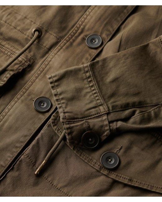 Superdry Green Dropped Waist Jacket