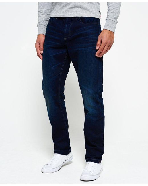 Superdry Copperfill Loose Jeans Blue for Men | Lyst