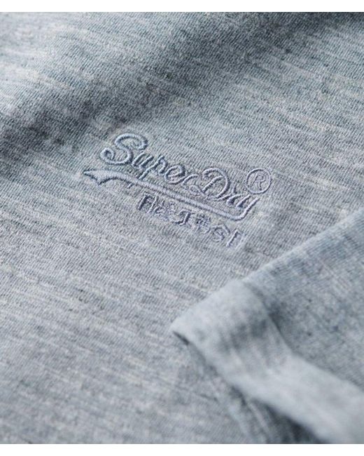 Superdry Blue & Co Loose Fit Overdyed Cotton T-shirt for men