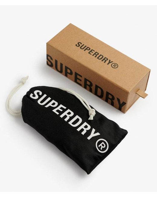 Superdry Blue Square Sports Sunglasses for men