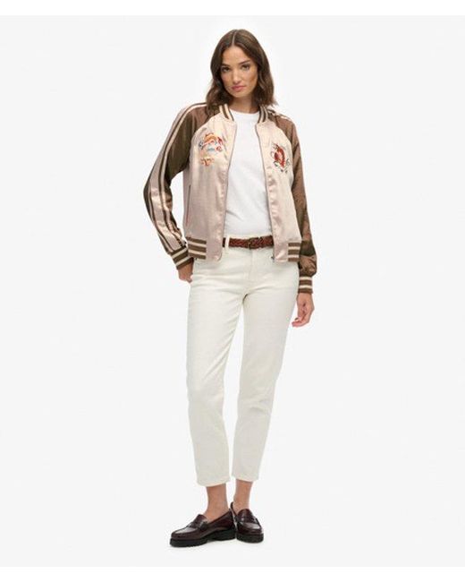 Superdry Natural & Co Suikajan Embroidered Bomber