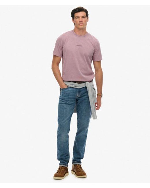 Superdry Gray & Co Micro Logo T-shirt for men