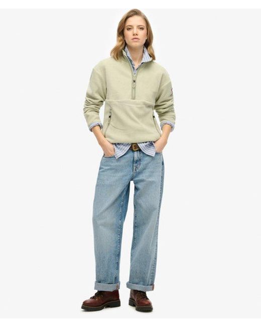 Superdry Natural & Co Active Half Zip Fleece