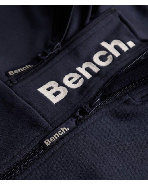 Superdry Blue Bench X & Co Bench Double Zip Hoodie
