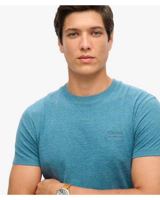 Superdry Blue & Co Essential Logo T-shirt for men