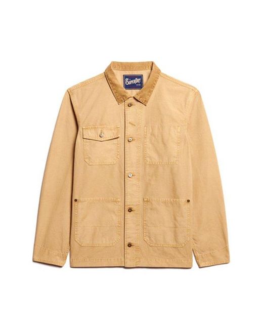 Superdry Natural & Co Cotton The Merchant Store Oversized Work Jacket