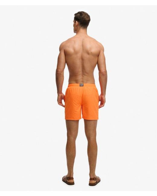 Superdry Orange & Co Essential 16-inch Swim Shorts for men