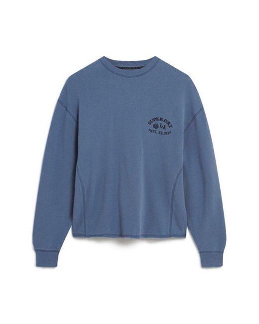 Superdry Blue & Co Athletic Essentials Sweatshirt