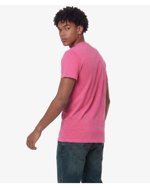Superdry & Co Essential Serif Logo Embroidered T-shirt for men