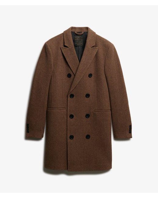 Superdry Brown & Co The Merchant Store - Town Coat for men