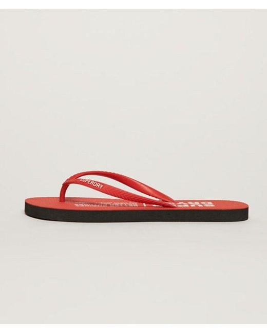 Superdry Red & Co Studios Flip Flops