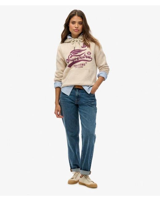 Superdry Gray High Flyers Hoodie