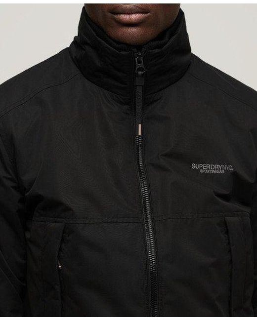 Veste sports harrington Superdry pour homme en coloris Black