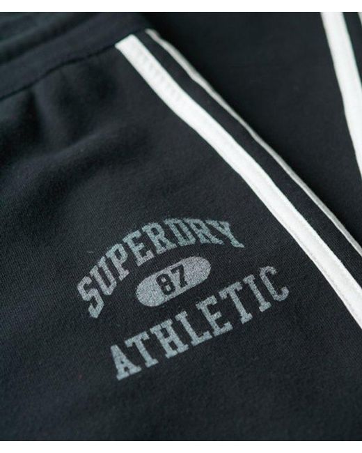 Superdry Blue & Co Athletic Essentials Stripe Flare jogger