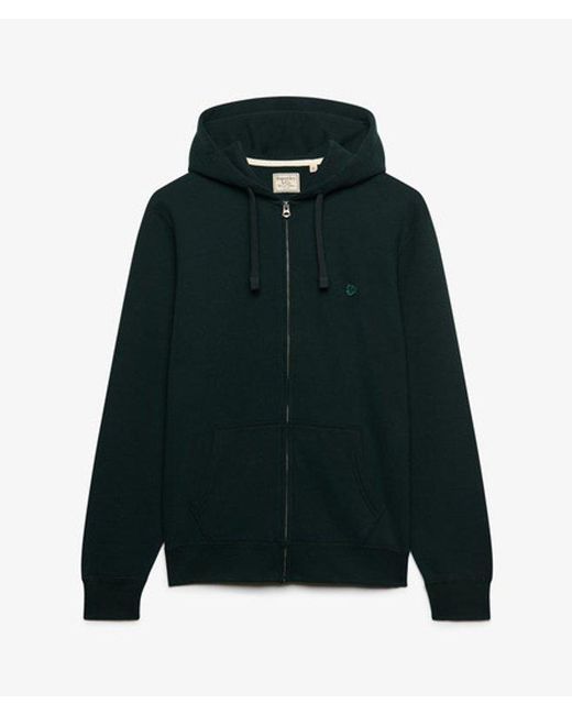 Superdry Green & Co Essential Logo Zip Hoodie for men