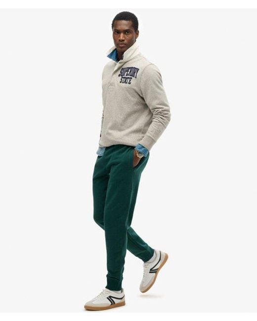 Superdry Green & Co Essential Logo Half Brushed joggers for men