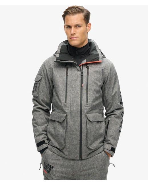 Superdry Gray & Co Ski Peak Rescue Jacket for men