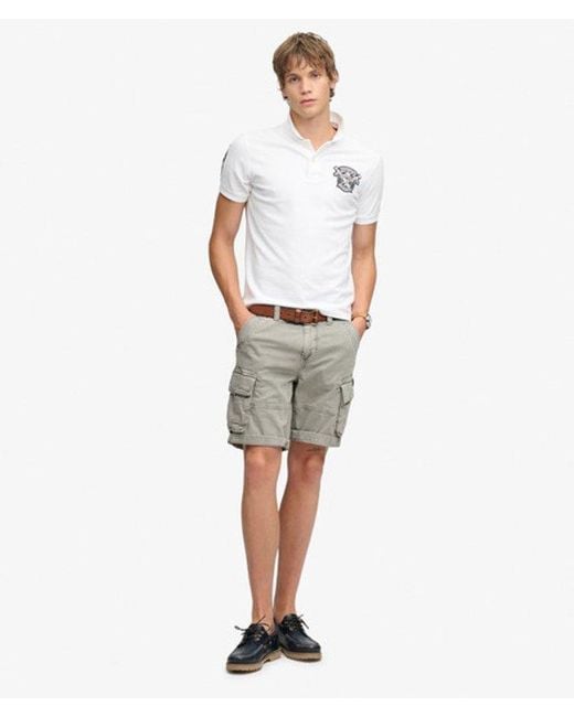 Superdry Core Cargo Shorts in het Gray voor heren