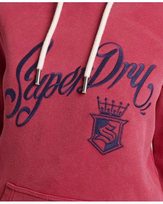 Superdry Red Pride & Craft Hoodie