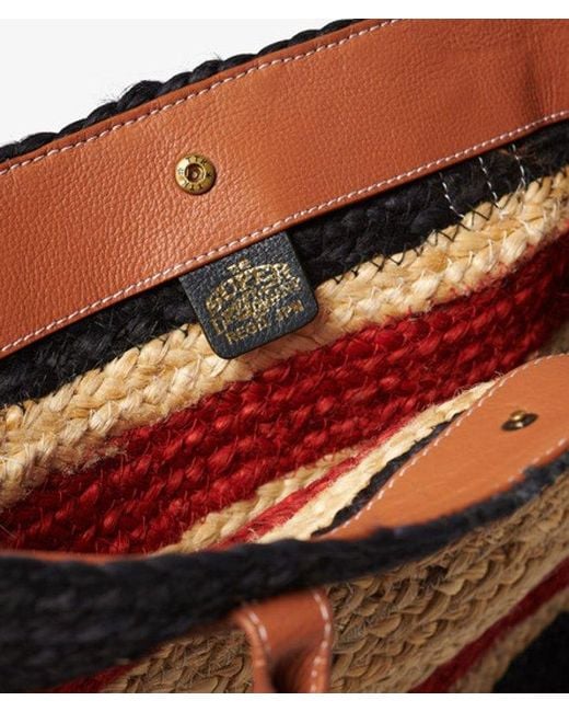 Superdry Red & Co Raffia Luxe Tote Bag