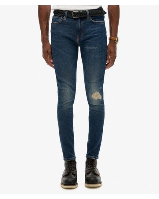 Superdry Men's Blue Vintage Skinny Jeans