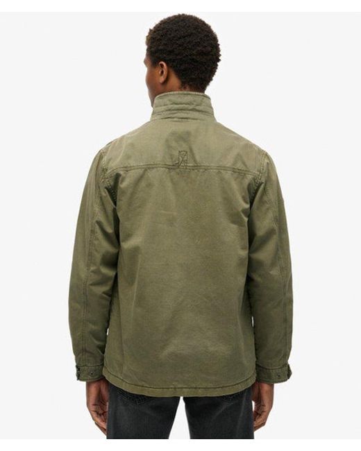 Superdry Green Military M65 Lightweight Jacket for men