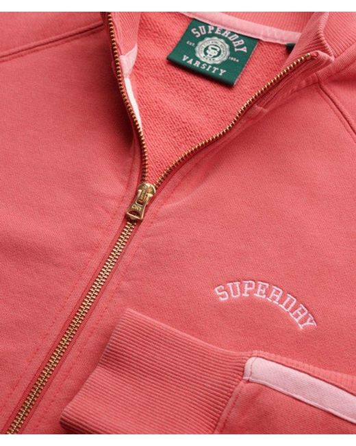 Superdry Red & Co Essential Logo Track Top