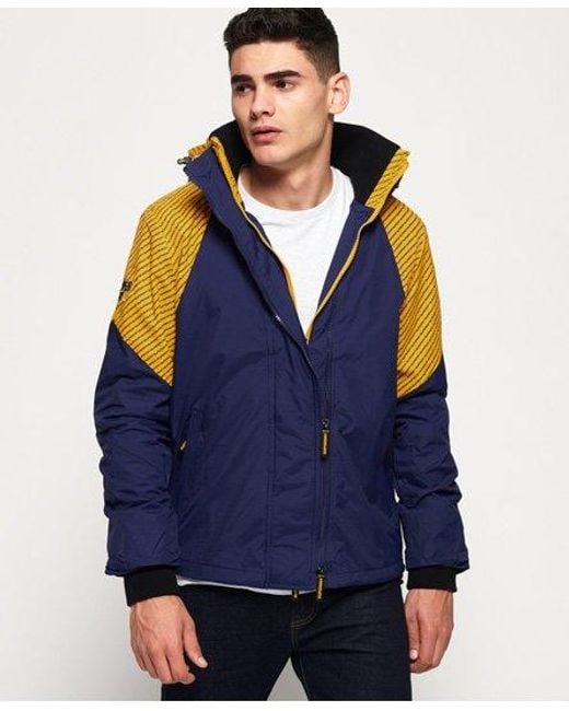 Superdry Fleece Arctic Intron Hooded Windcheater in Yellow (Blue) for Men -  Save 49% - Lyst